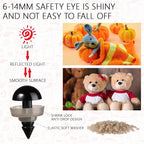 350 Pcs 6-14mm Safety Eyes for Crocheting - Image 3