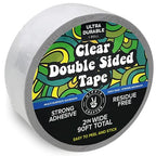 HIPPIE CRAFTER Clear Double Sided Tape, 2 Inch Wide Heavy-Duty Adhesive by HippieCrafter