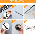 Simgoing Classroom Decor DIY Giant Friendship Bracelet Garland Teacher Table - Image 5
