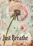 MYBISYMQQ Stamping Cross Stitch Kit Just Breathe, Counting Cross Stitch Kit by Unknown
