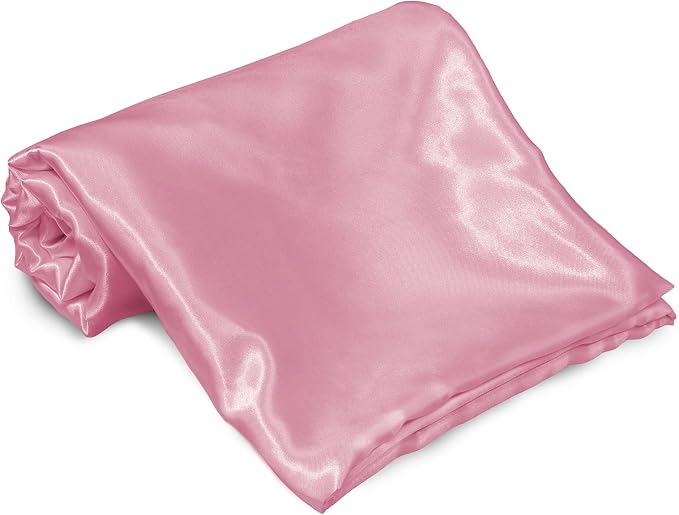Homiest Pink Satin Twin Sheet - Image 2