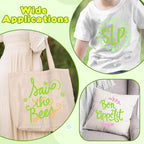 Tintnut Jasmine Green Heat Transfer Vinyl, easy cut & weed, stretch washable - Image 5