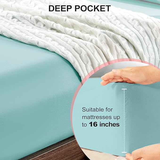 FreshCulture Twin Fitted Sheet Only 2 Pack - Image 4