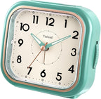 Tinload 4.3" Vintage Retro Analog Alarm Clock, Super Silent Non Ticking Clock - Image 2