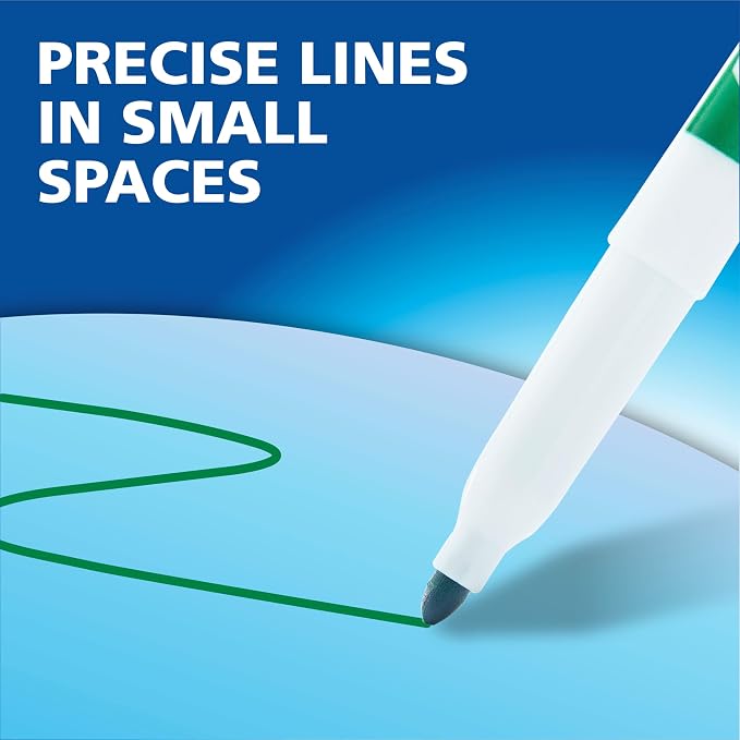 EXPO Dry Erase Markers, Low Odor Ink, Fine Tip, Organization, Essential Supplies - Image 9