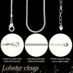 Hicarer 27 Pieces Snake Charm Bracelet Chain Adjustable Charm Bracelet Chain - Image 5