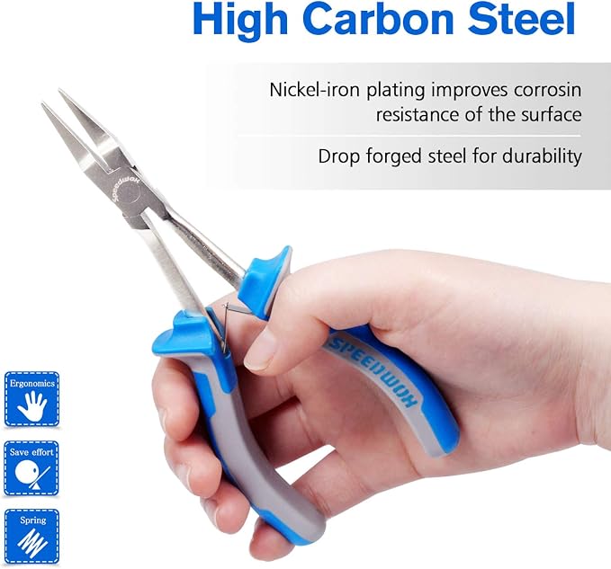 SPEEDWOX 6 Inches Long Reach Slimline Flat Nose Pliers - Image 4