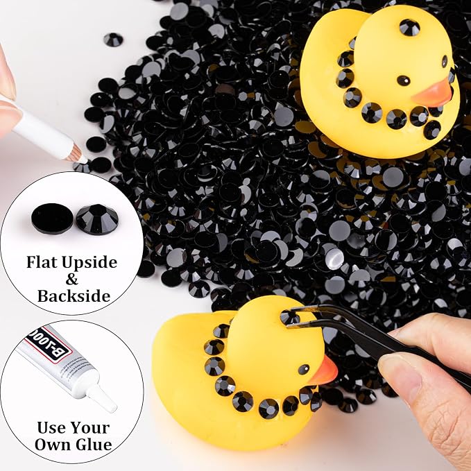 1500pcs 6mm Resin Rhinestones Bulk - Image 5