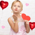 Augshy 64 Pcs Valentine's Day Resin Charms, Conversation Heart Pendant | - Image 5