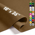 Friar Brown 18" X 36" Felt Fabric Sheet by Luceinvita
