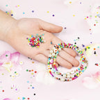 8/0 3mm Glass Seed Beads About 7200pcs 24 Colors Loose Craft Kit Earring Making - Image 8