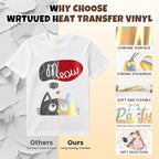 Holographic Gold Metallic Foil Heat Transfer Vinyl, Chrome HTV Easy to Cut & - Image 5