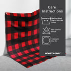 Hobby Lobby Red Buffalo Plaid Flannel Fabric, 1 Yard | Precut Fabric - Image 4