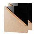 KAITELA Black Acrylic Sheet 12" x 12" Cast Plexiglass Square 1/8" Thick Plastic by KAITELA