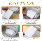 Geiserailie 1 Pcs Embossing Folders 2d/3D Embossing Machine Template Paper Card - Image 3