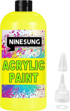 Neon Yellow Acrylic Paint by NINESUNG