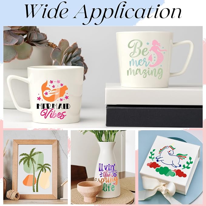 VINYL FROG Permanent Adhesive Vinyl Bundle 20 Pack Glossy Permanent Vinyl - Image 6