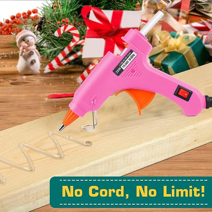 Mini Hot Glue Gun 10pcs Glue Stick Hot Glue Gun Set - Image 5