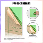 Lesnlok Green Acrylic Sheets 1/8 inch Thick 3mm 2 Pack 12 x 16 Clear Plexiglass - Image 3