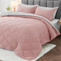 MUXHOMO 7 Pieces King Comforter Set, Reversible Bed in a Bag King Size by MUXHOMO