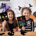 ZMLM Scratch Paper Art-Crafts Gift: 2 Pack Rainbow Notebooks Supplies Toys - Image 4