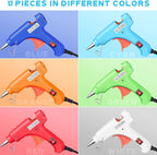 Zhengmy 12 Pieces Mini Hot Glue Gun Crafts Hot Melt Guns Fast Preheating and - Image 6