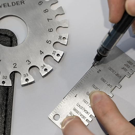 YESWELDER Round Dual Sided Metal Sheet Gage & Metal Sheet Thickness Gauge 2pk - Image 8