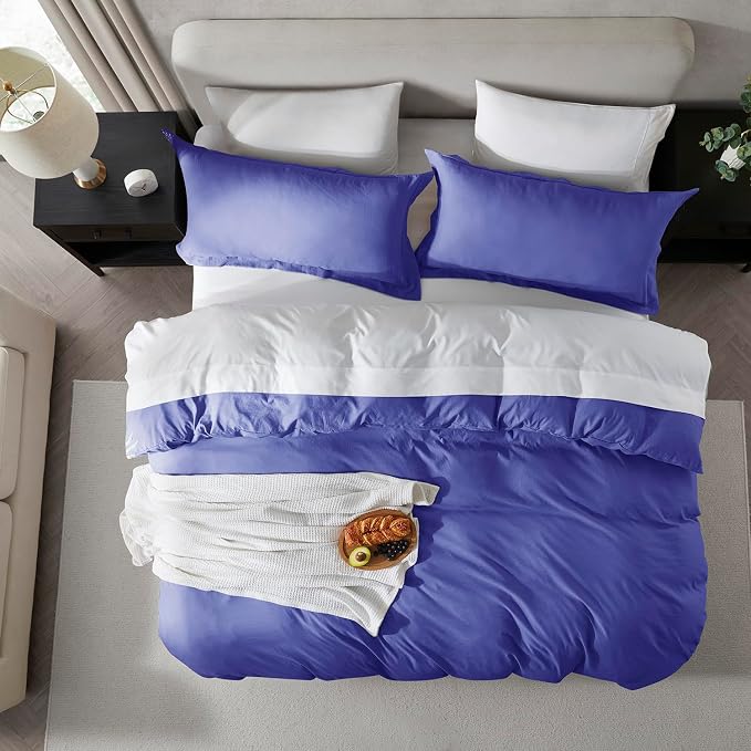 Nestl Royal Blue Duvet Cover Queen Size - Image 5