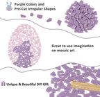Youway Style Purple Glass Mosaic Tiles - Image 6