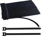 100 PCS 12 Inches Black Reusable Cable Ties, Cable Organizer, Cord Wrap and by Unknown