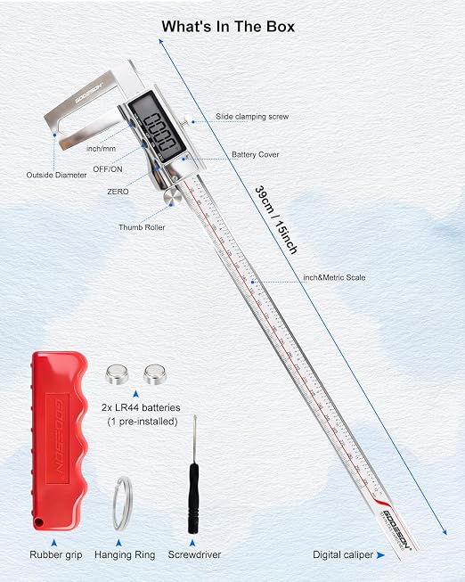 GODESON Digital Caliper 12 inch - Image 7