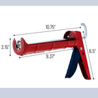 Bates- Caulking Silicone Gun, 10:1 Thrust Ratio, Hand Caulking Guns, No Drip - Image 2