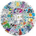 Cute Cartoon Robot Stickers for Kids by Unknown