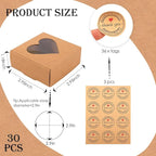 Moukiween 30 PCS Brown Soap Boxes - Image 2