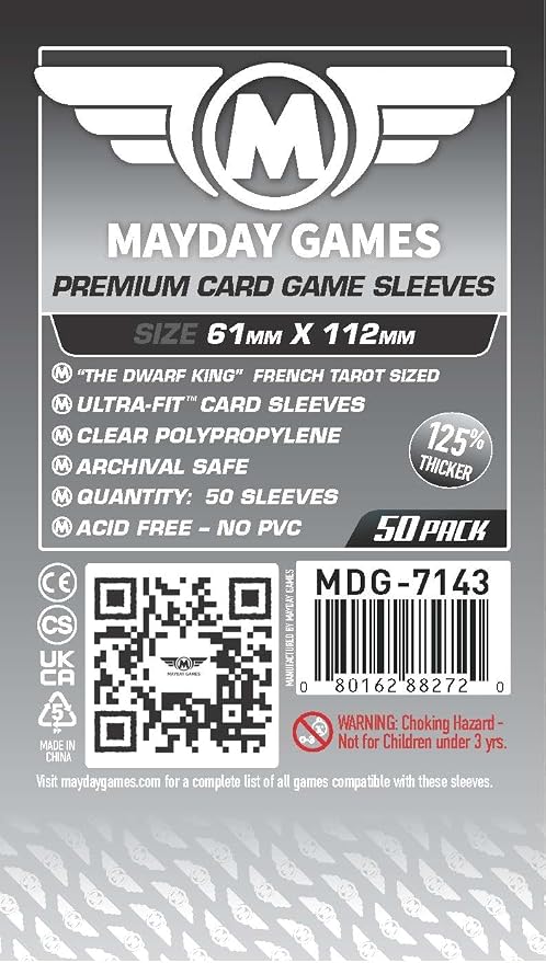 Mayday Games Courtisans -Premium Compatible Card Sleeve Bundle - Image 3