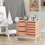Giantex 9 Drawers Rolling Cart, Classroom Organizers, Storage Cart - Image 4