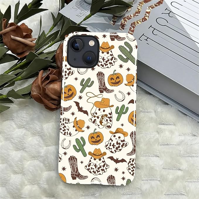 Case for iPhone 15, Scratch Resistant Hybrid Double Layer Hard Shell，Halloween - Image 3