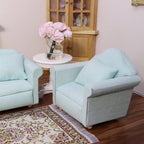Dollhouse Couch with Pillow 1 12 Scale Miniature Sofa Arm Chair Living Room - Image 5