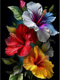 Flowers Stamped Cross Stitch Kits Flowers Cross Stitch Patterns, Dimensions by Unknown