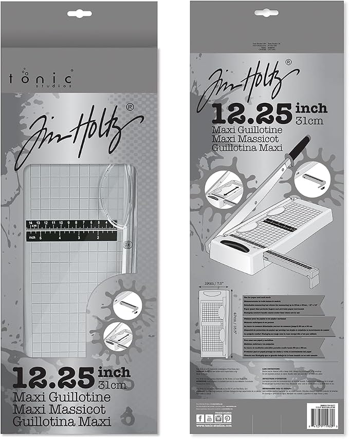 Tonic Studios Tim Holtz 12.25" Maxi Guillotine Paper Cutter - Image 8