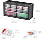 IRIS USA 10-Drawer Organizer, Made in USA, Teacher Toolbox, Plastic Storage - Image 3