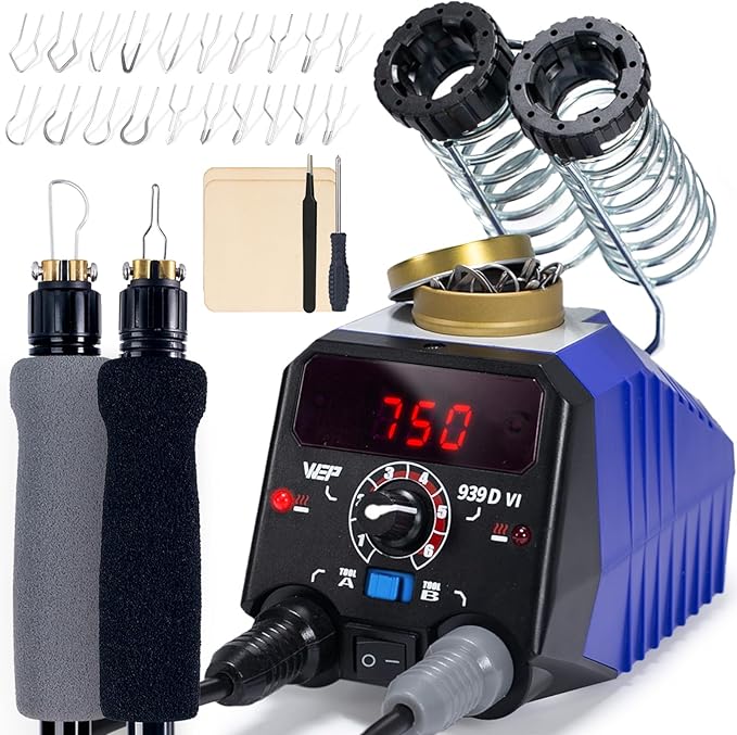 WEP 939D-VI Dual Pen Wood Burning Kit 250-750℃/482-1382℉ A/B Toggle Wood by WEPTOOLS