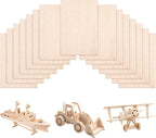 Qunclay 30 Pack 4 x 6 Inch Balsa Wood Sheets by Qunclay