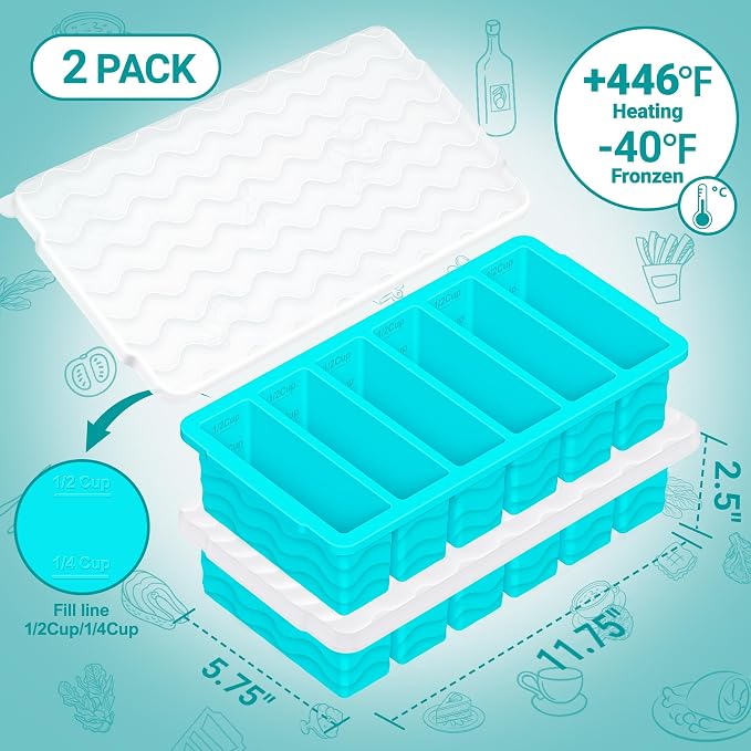 1/2 Cup Silicone Freezer Molds - Image 2