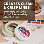 3 Pack White Artist Tape - Image 6