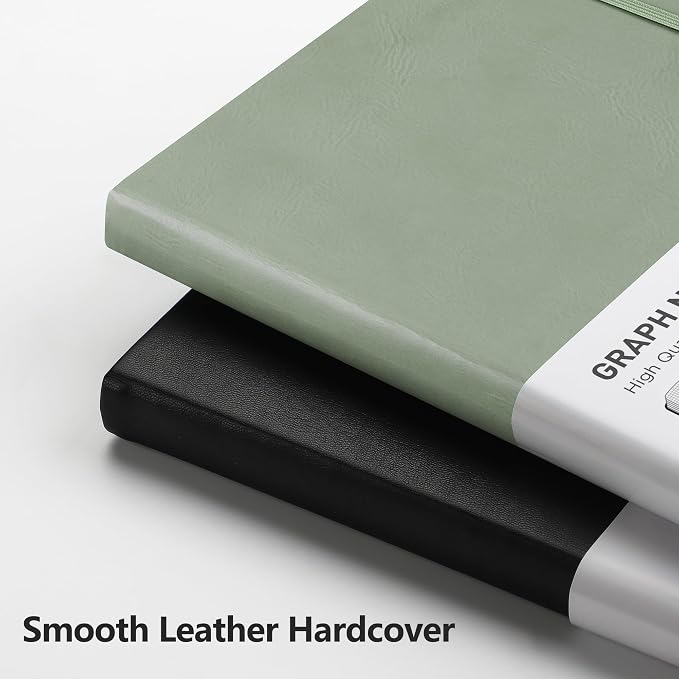 RETTACY Graph Grid Paper Notebook, 192 Pages, A5 Size | 5 Squares per Inch - Image 4