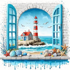 Legrace Lighthouse Diamond Art Painting Kits by Legrace