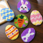 Avtytsda 6PCS Punch Needle Coaster Kit, Easy Punch Needle DIY Embroidery Set - Image 3