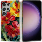 Case for Samsung Galaxy S26 Ultra Case, Vintage Floral Girly Design- Hybrid by Kapadiy