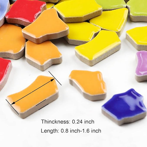 0.8inch-1.6inch Size Irregular Ceramic Mosaic Tiles - Image 2